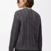 Pull en laine gris