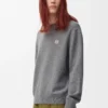 Pull en laine gris chiné