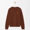 Pull en laine marron Pull en laine marron