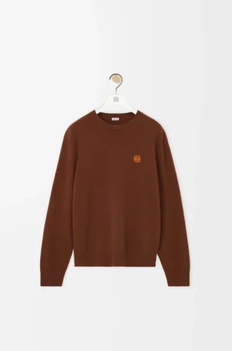 Pull en laine marron