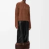 Pull en laine Marron