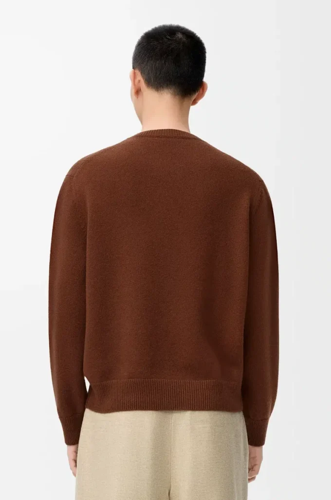 Pull en laine marron Pull en laine marron