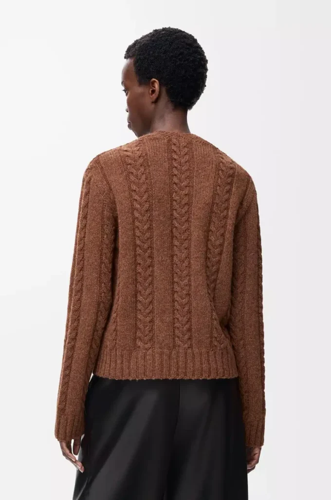 Pull en laine Marron