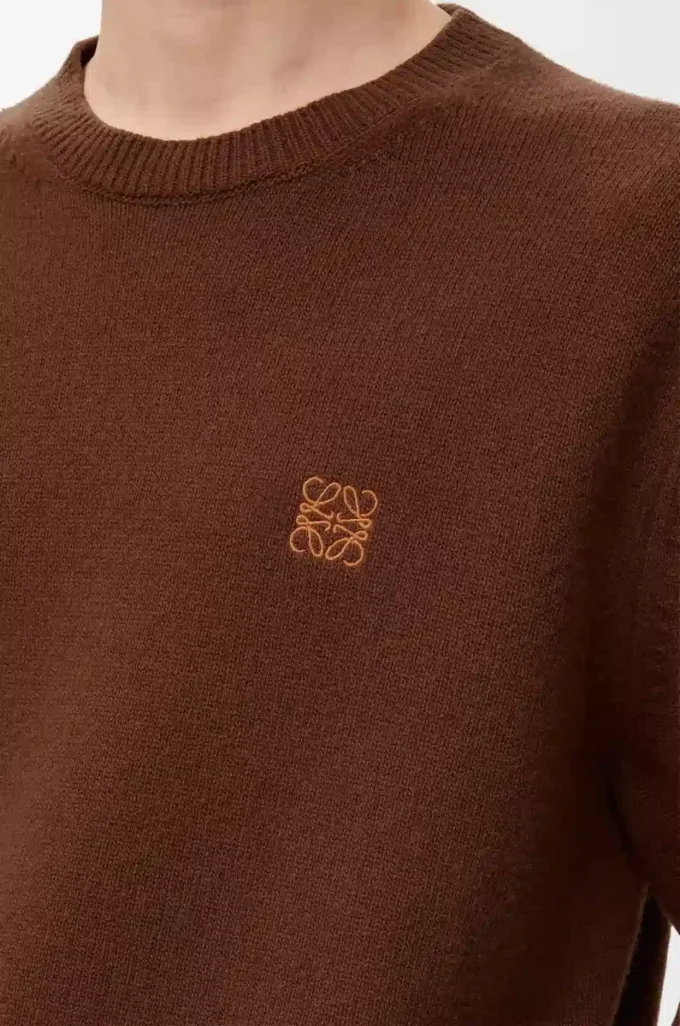 Pull en laine marron Pull en laine marron
