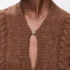 Pull en laine Marron