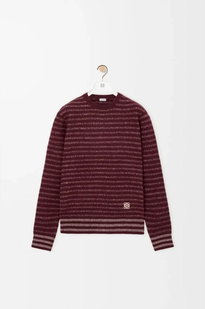 Pull en laine marron foncé