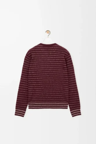 Pull en laine marron foncé