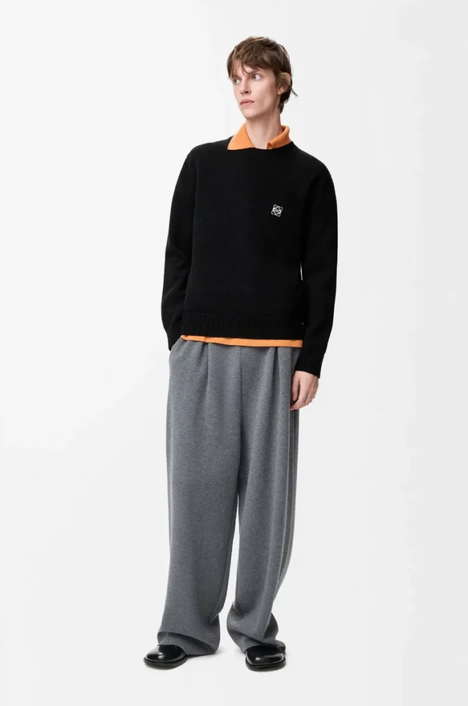 Pull en laine noir
