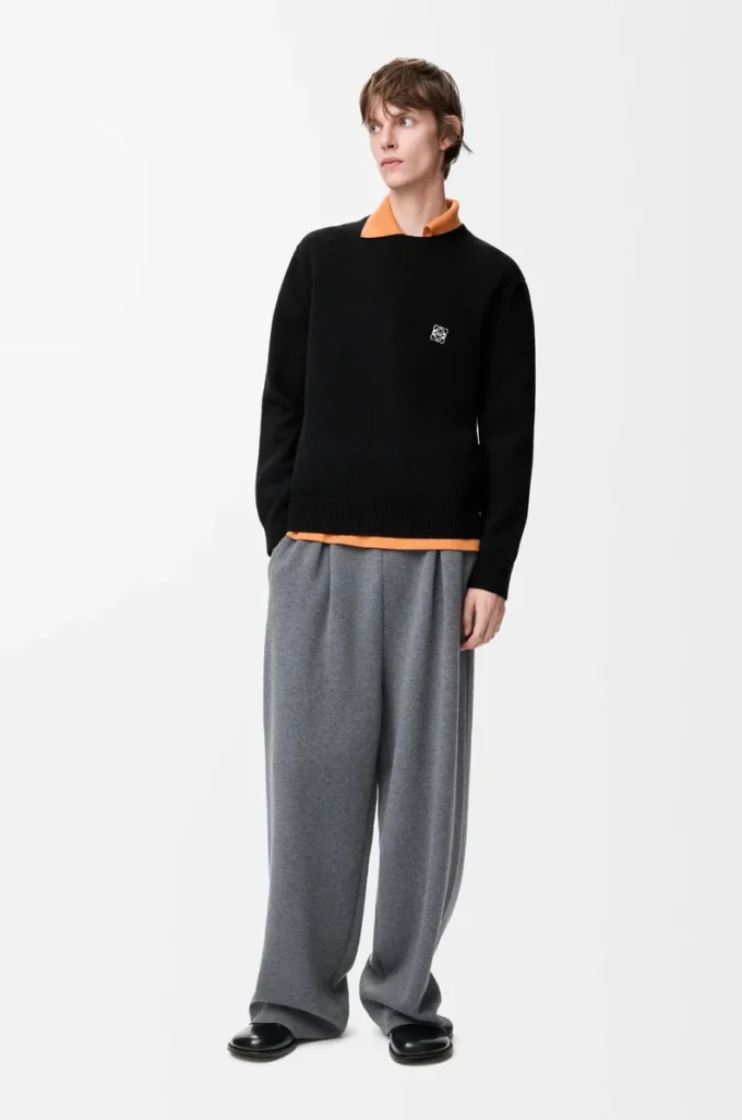 Pull en laine noir