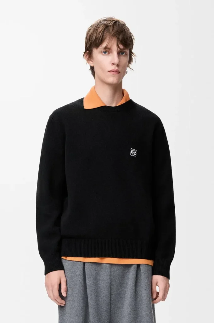 Pull en laine noir