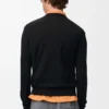 Pull en laine noir/gris
