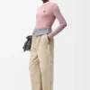 Pull en laine rose