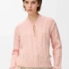Pull en laine rose