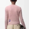 Pull en laine rose