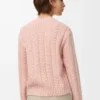 Pull en laine rose