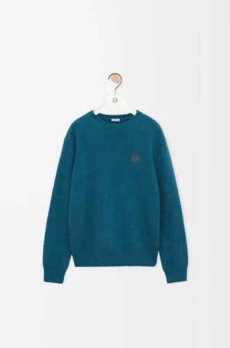 Pull en laine vert foncé