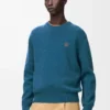 Pull en laine vert foncé
