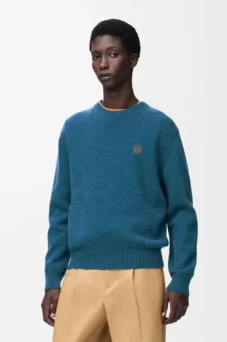 Pull en laine vert foncé