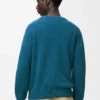 Pull en laine vert foncé