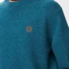 Pull en laine vert foncé