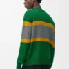 Pull en laine Vert/Gris