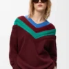Pull en laine Vert/Rouge/Multicolore Pull en laine Vert/Rouge/Multicolore