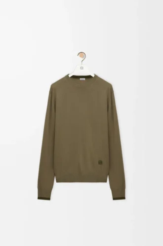 Pull en laine Vert/Vert kaki