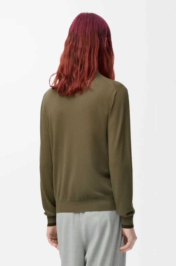 Pull en laine Vert/Vert kaki Pull en laine Vert/Vert kaki