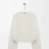 Pull en mélange de mohair Blanc