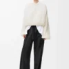 Pull en mélange de mohair Blanc