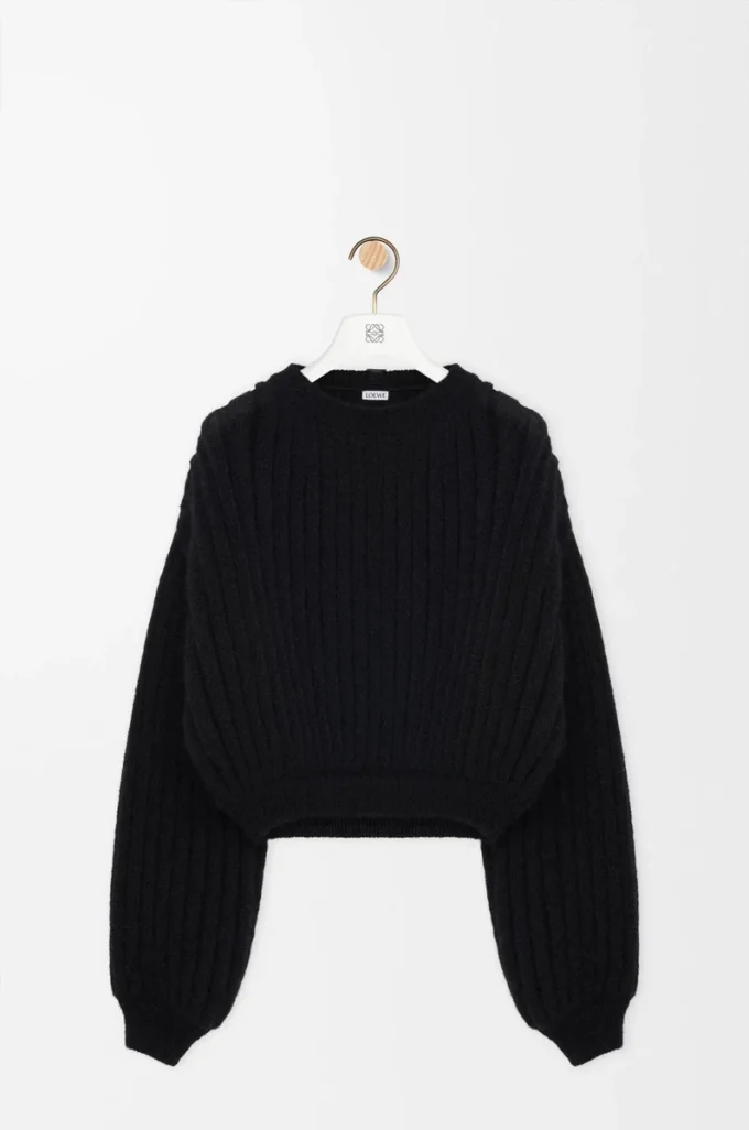 Pull en mélange mohair Noir