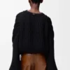 Pull en mélange mohair Noir