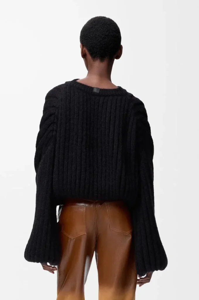 Pull en mélange mohair Noir