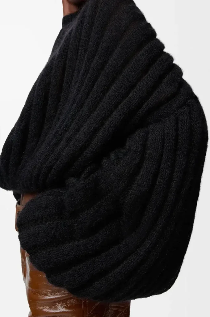 Pull en mélange mohair Noir