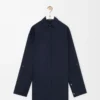 Robe chemise en coton bleu marine Robe chemise en coton bleu marine