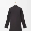 Robe chemise en coton Noir