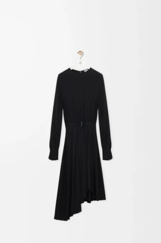 Robe en viscose Noir