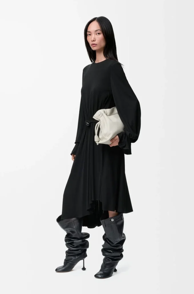 Robe en viscose Noir Robe en viscose Noir