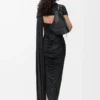 Robe en viscose Noir