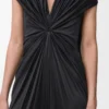 Robe en viscose Noir