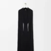 Robe flamenco en soie noire