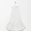 Robe flamenco en viscose blanche Robe flamenco en viscose blanche