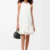 Robe flamenco en viscose blanche Robe flamenco en viscose blanche