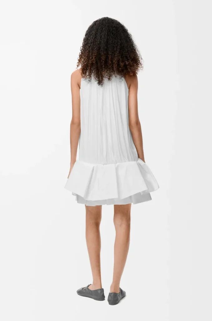 Robe flamenco en viscose blanche Robe flamenco en viscose blanche