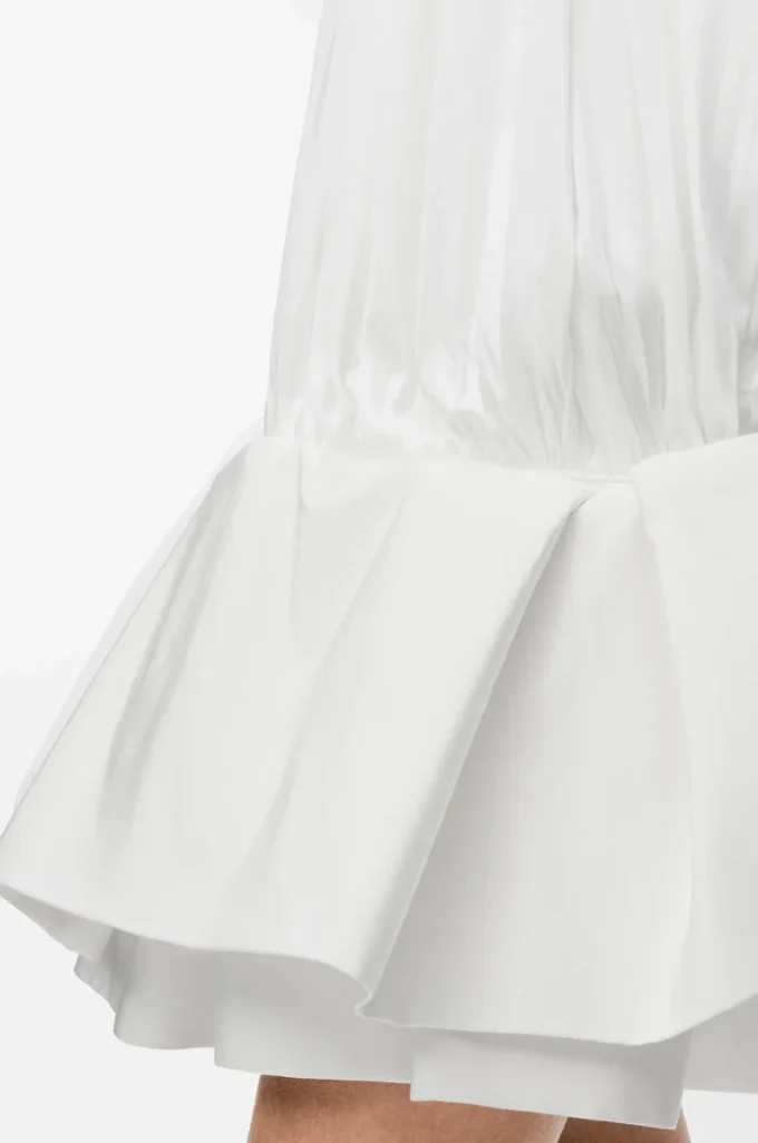 Robe flamenco en viscose blanche Robe flamenco en viscose blanche
