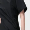 Robe torsadée en taffetas de soie mélangée Noir Robe torsadée en taffetas de soie mélangée Noir