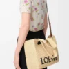 Sac cabas moyen LOEWE Font en raphia naturel Sac cabas moyen LOEWE Font en raphia naturel