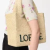 Sac cabas moyen LOEWE Font en raphia naturel Sac cabas moyen LOEWE Font en raphia naturel