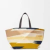 Sac cabas XXL Puzzle Fold en toile multicolore