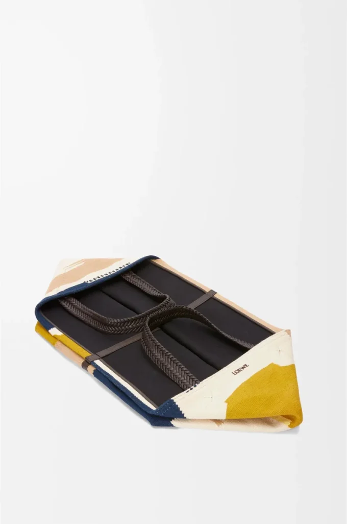 Sac cabas XXL Puzzle Fold en toile multicolore